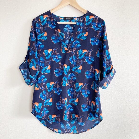 41 Hawthorn Tops - 41 Hawthorn Floral Popover Tunic Top